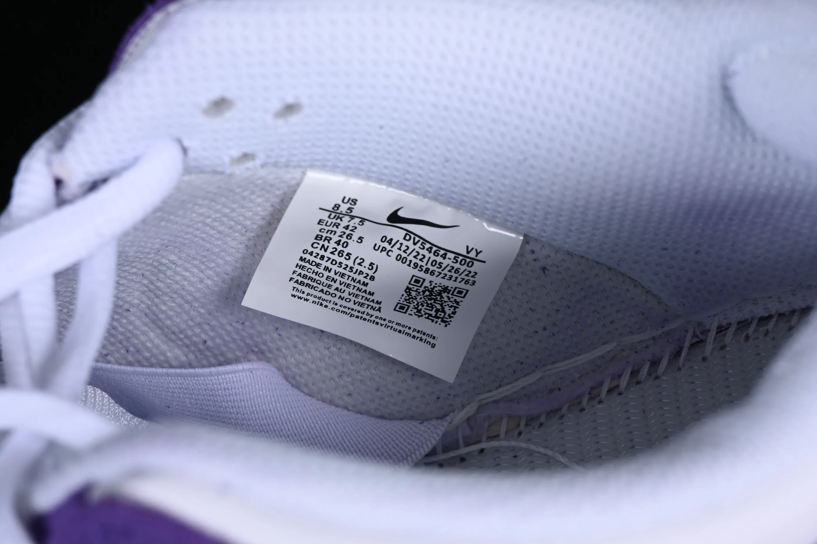 All categories Nk SB Dunk Series Nk SB Dunk Low low-top sneakers Cost-effective version Nk SB Dunk "Purple Suede" wicked purple color SB low-top casual sneakers DV5464-500